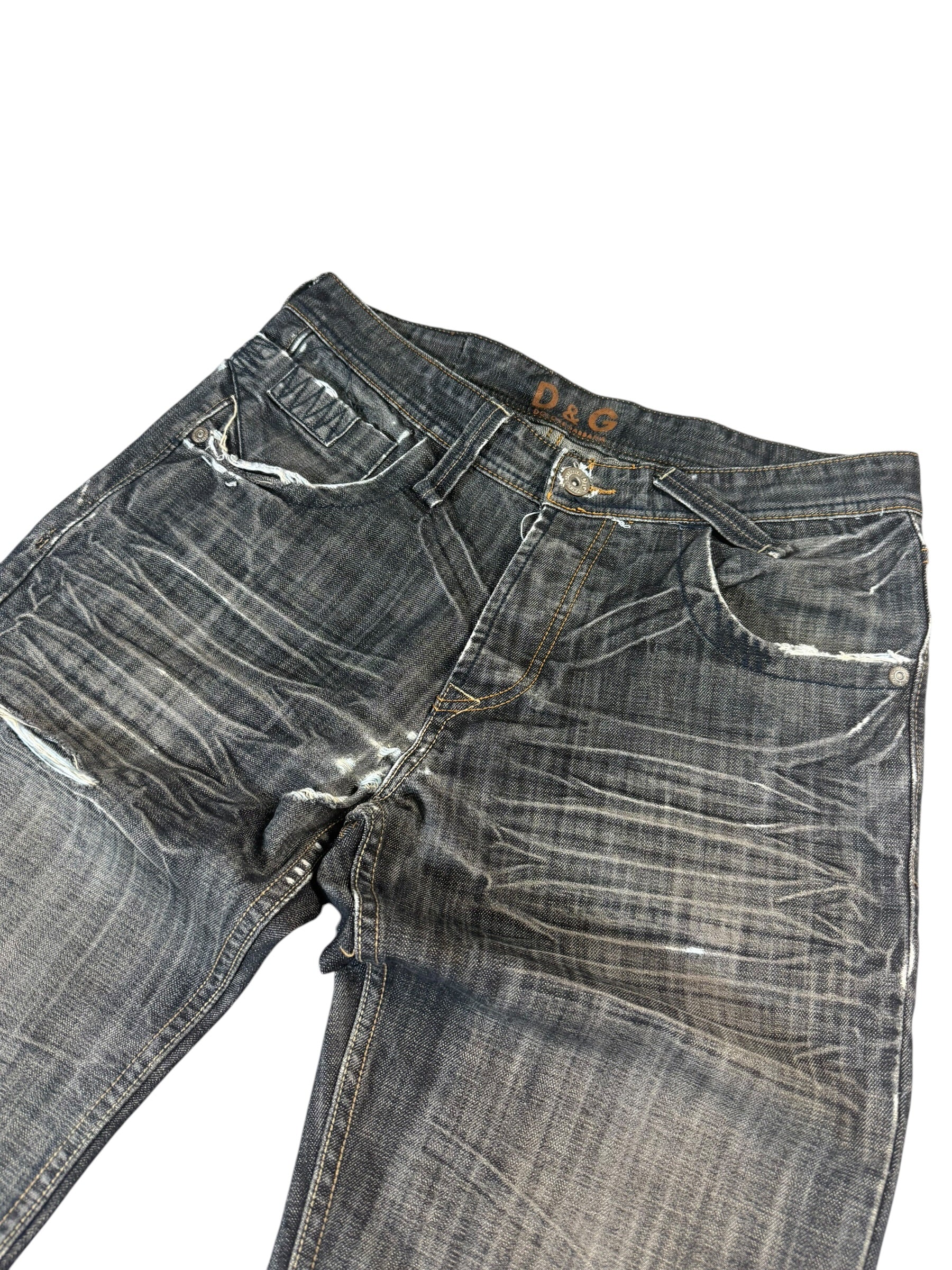 Dolce&Gabbana Bootcut Washed Jeans W33/L34