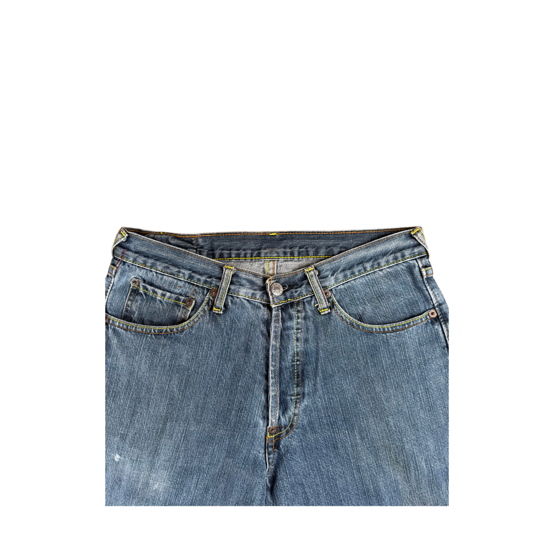 Evisu Vintage Jeans Straight Fit Größe S/M