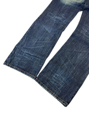 Washed Detailed Straight Jeans W35/L32