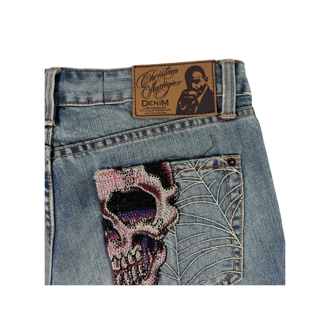 Cristian Audiger Vintage Jeans Flared Fit Größe S/M