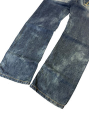 Washed Straight Stacked Jeans W34/L32