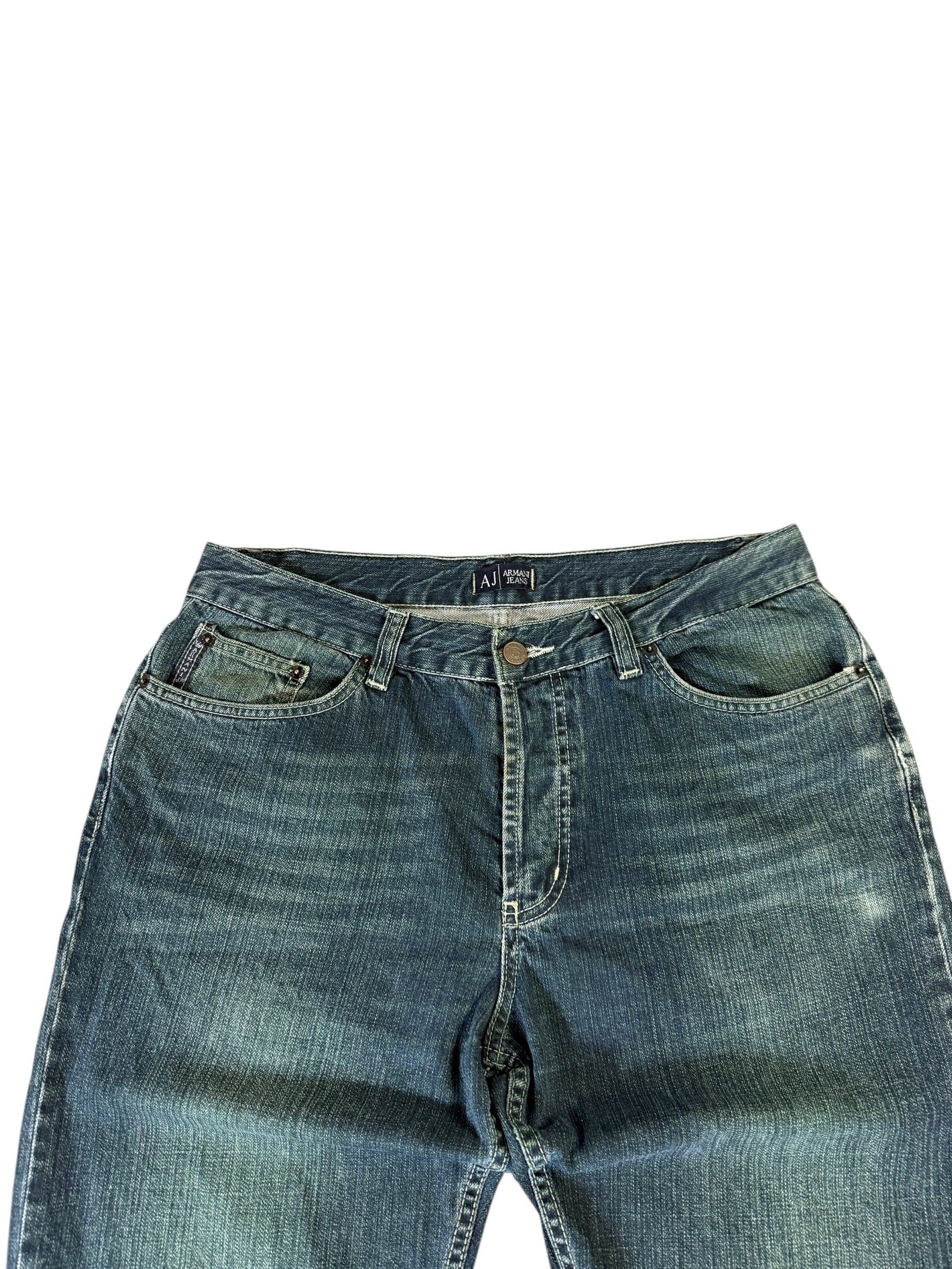 Armani Big Printed Bootcut Jeans W33/L32