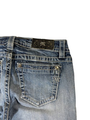 Miss Me Printed Y2k Capri 3/4 Jeans W28