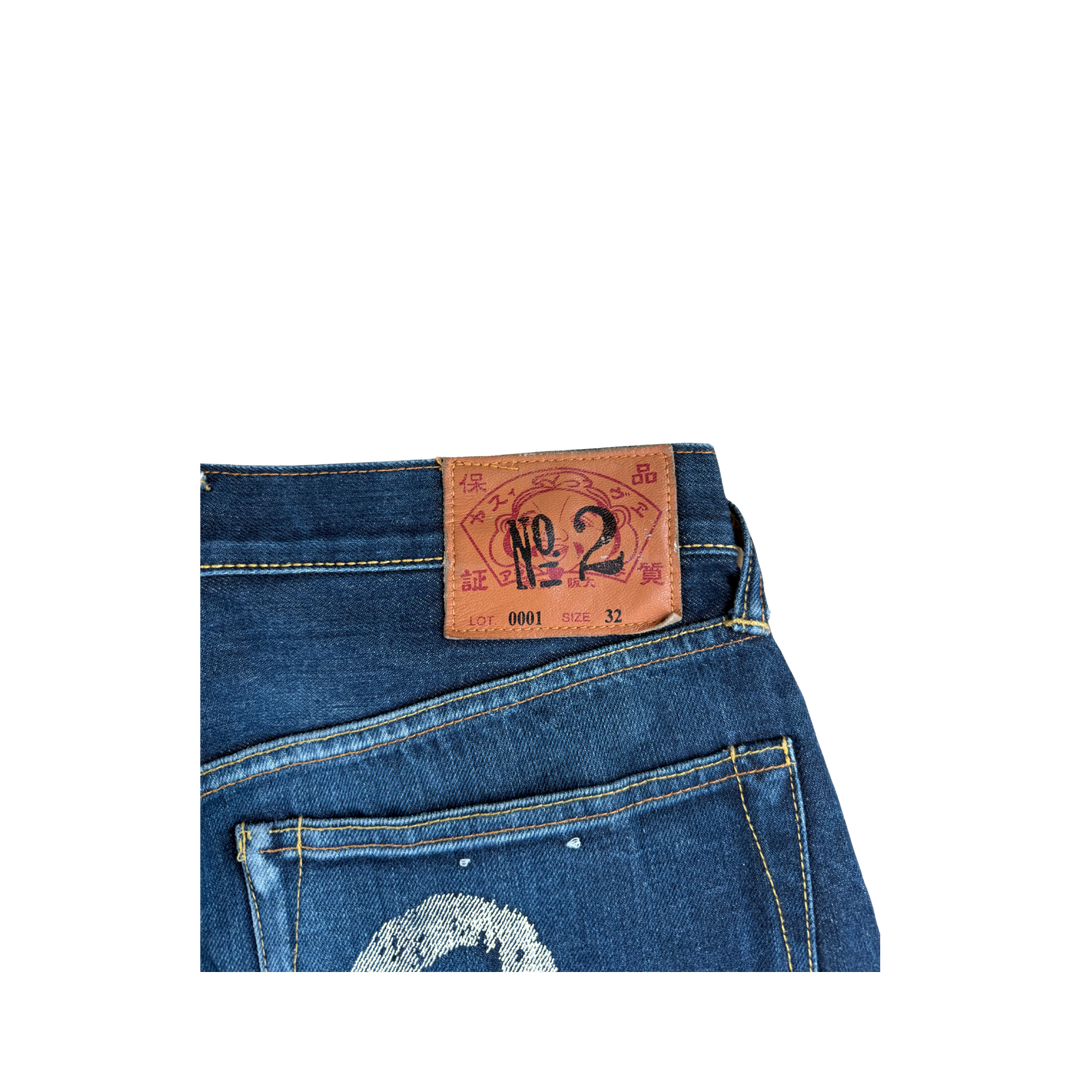 Evisu Vintage Jeans Straight Fit Größe M/L