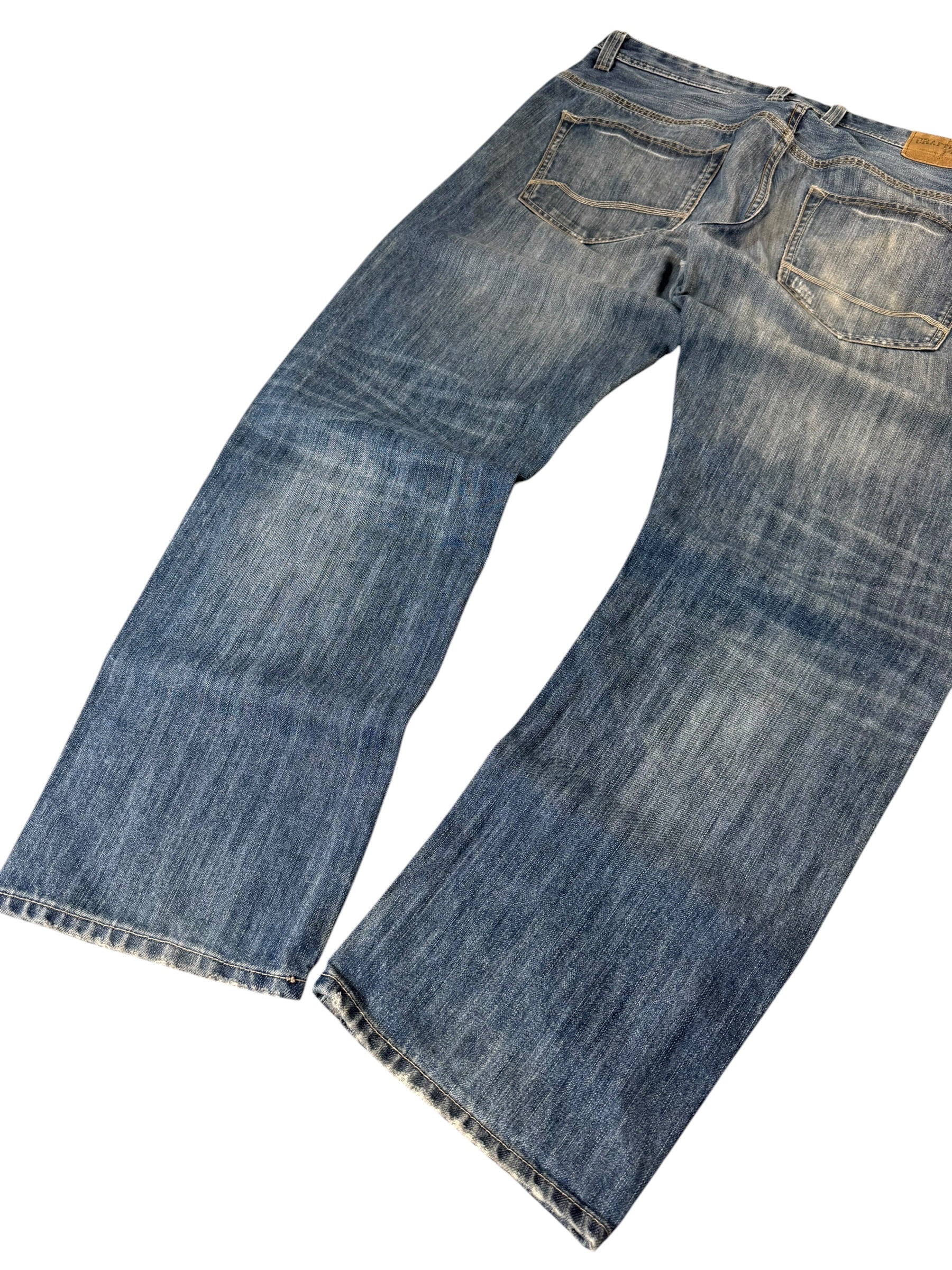 Vintage Straight Washed Jeans W34/L28