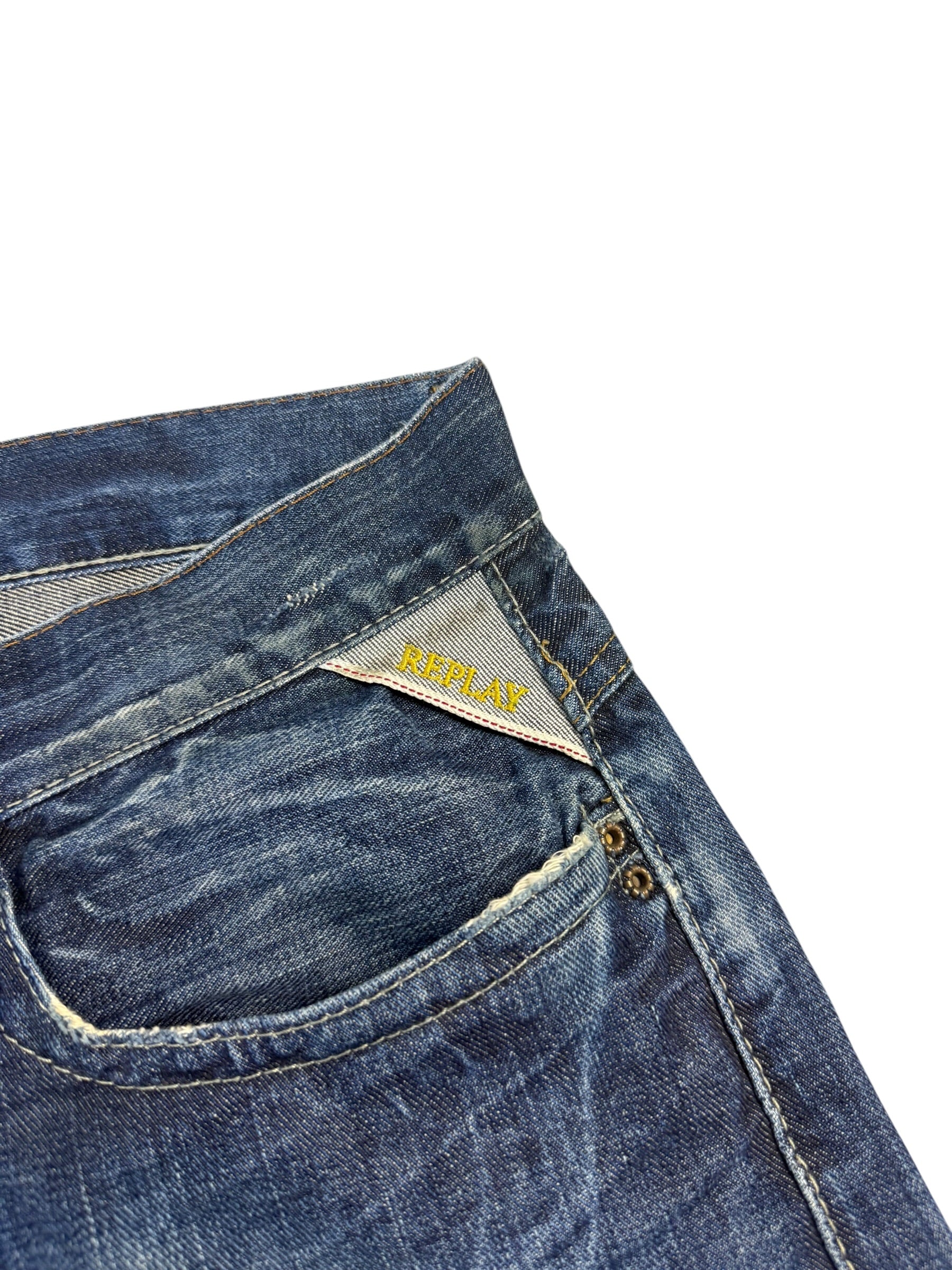 Replay Bootcut Washed Jeans W34/L32