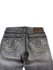 True Religion Washed Ripped Straight Jeans W34/L28