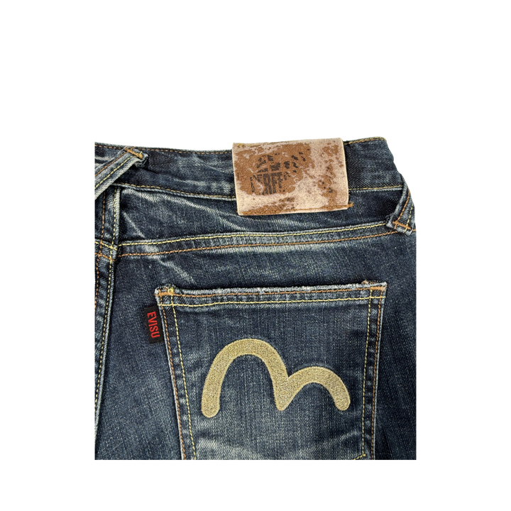 Evisu Vintage Jeans Flared Fit Größe XS/S