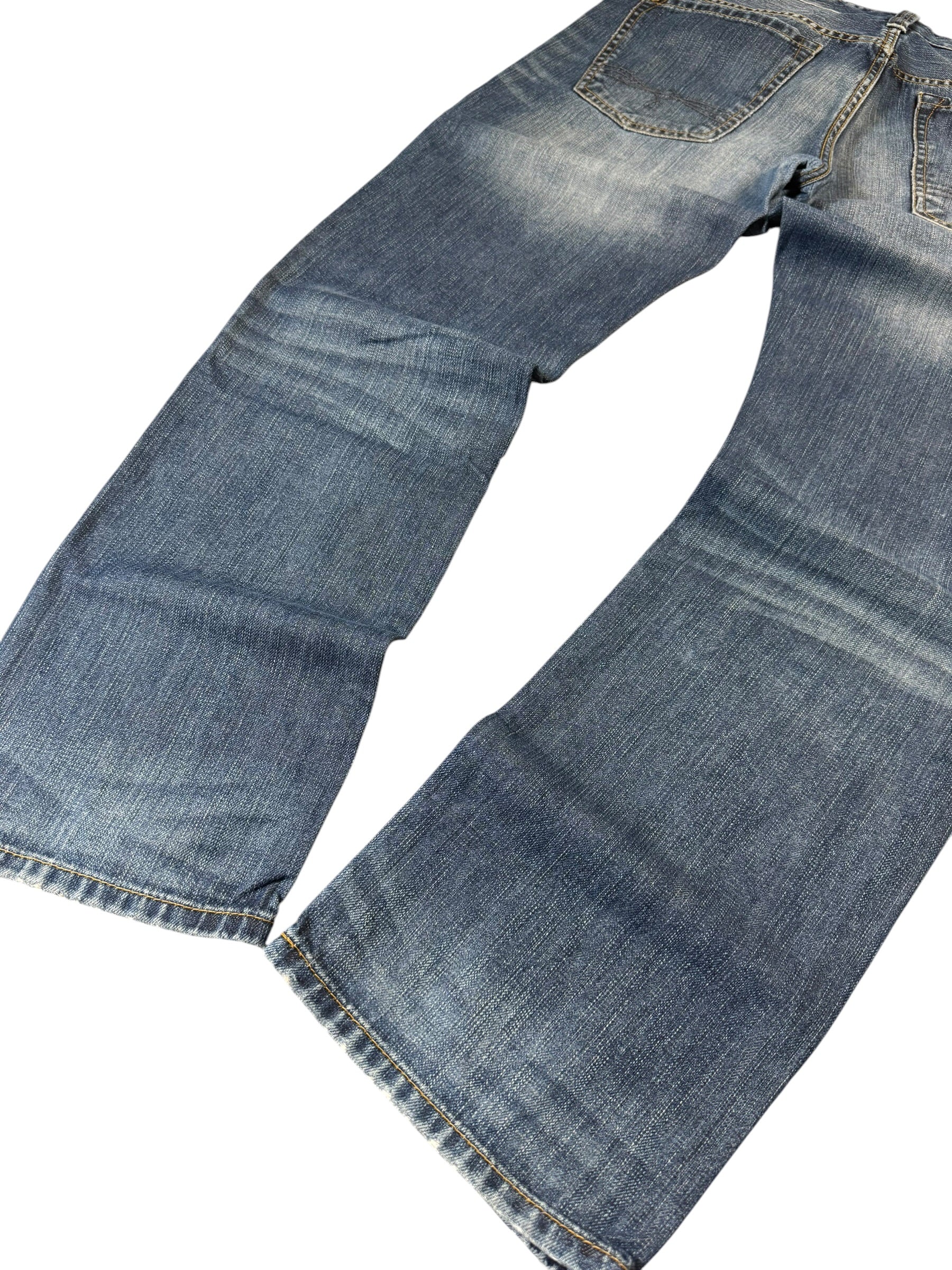 Vintage Straight Washed Jeans W34/L30