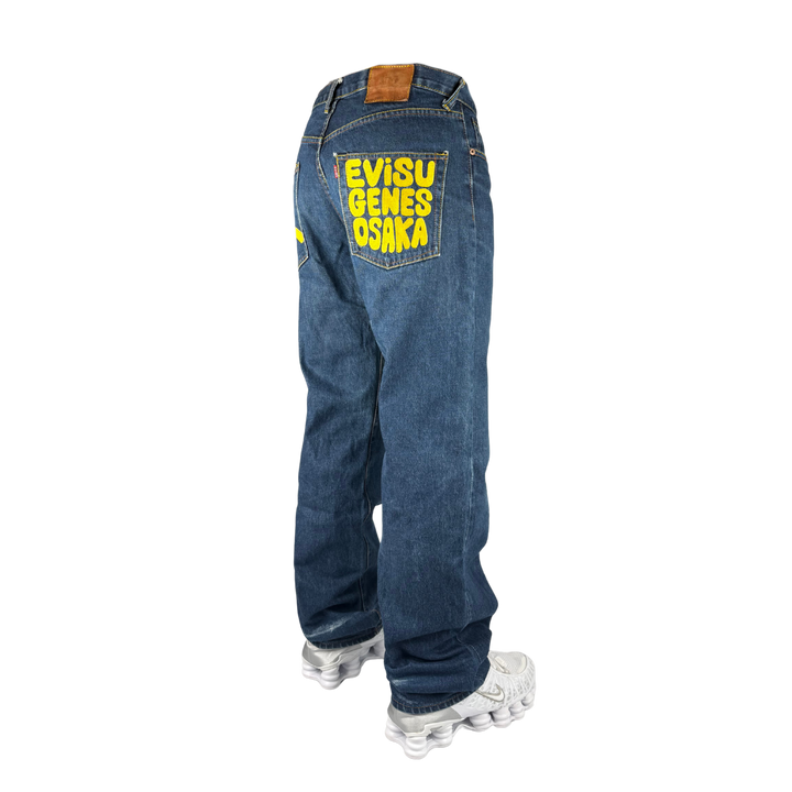 Evisu Vintage Jeans Baggy Fit Größe M/L