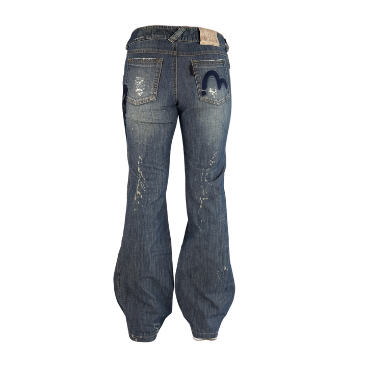 Evisu Vintage Jeans Flared Fit Größe M/L