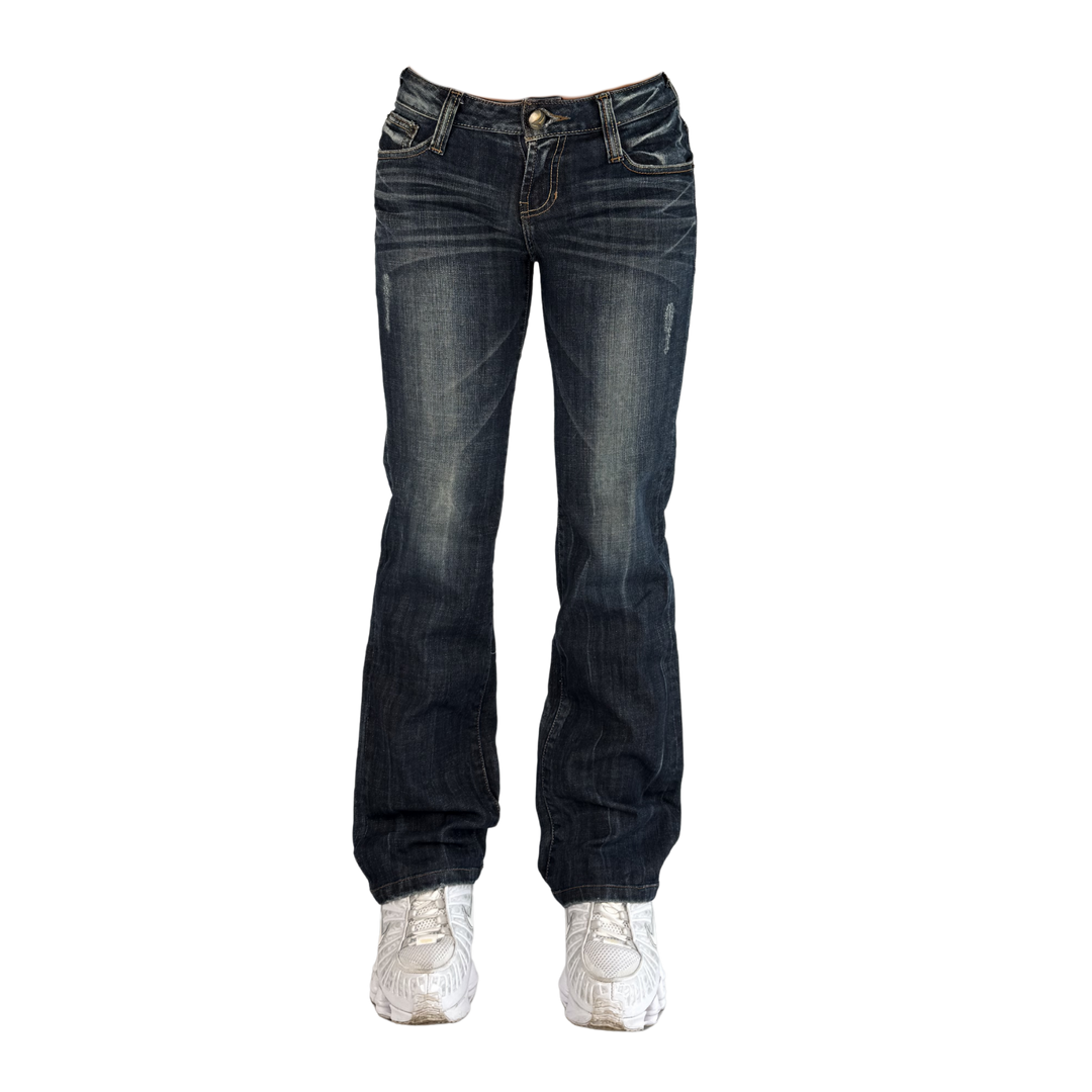 Evisu Vintage Jeans Flared Fit Größe XS/S