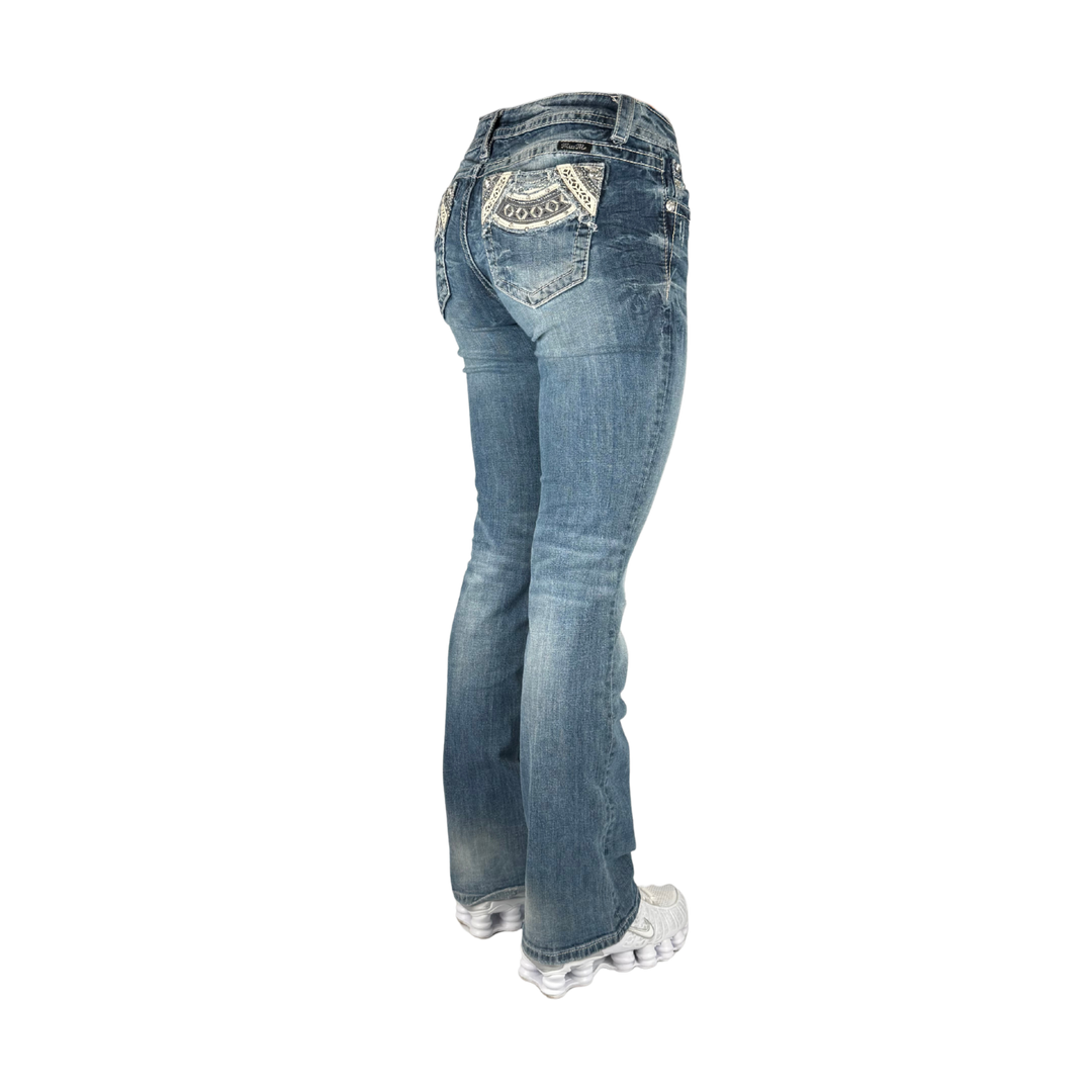 Miss Me Vintage Jeans Flared Fit Größe M/L