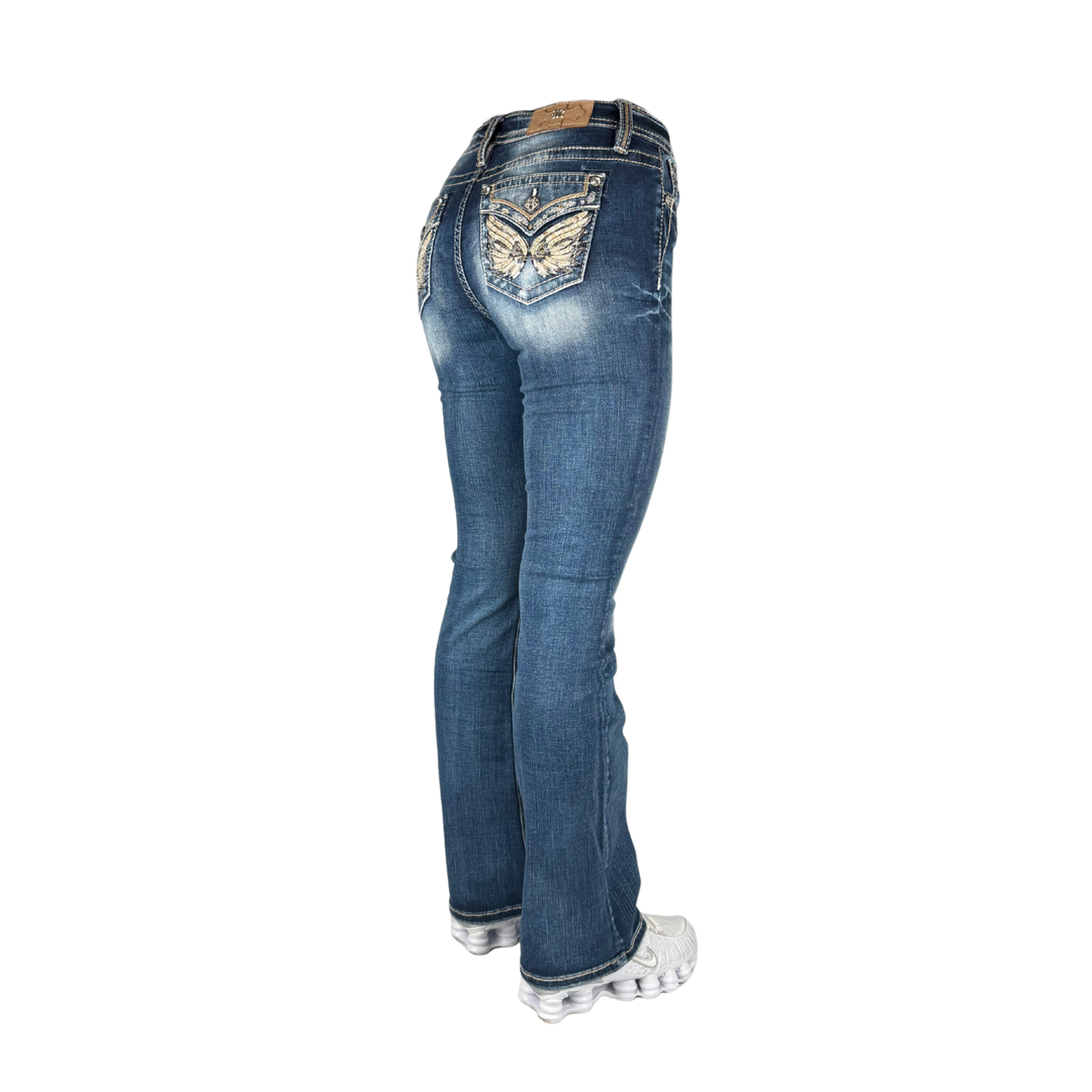 Miss Me Vintage Jeans Flared Fit Größe M/L