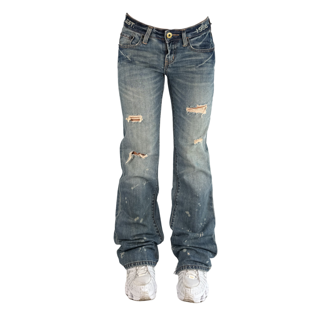 Cristian Audiger Vintage Jeans Flared Fit Größe S/M