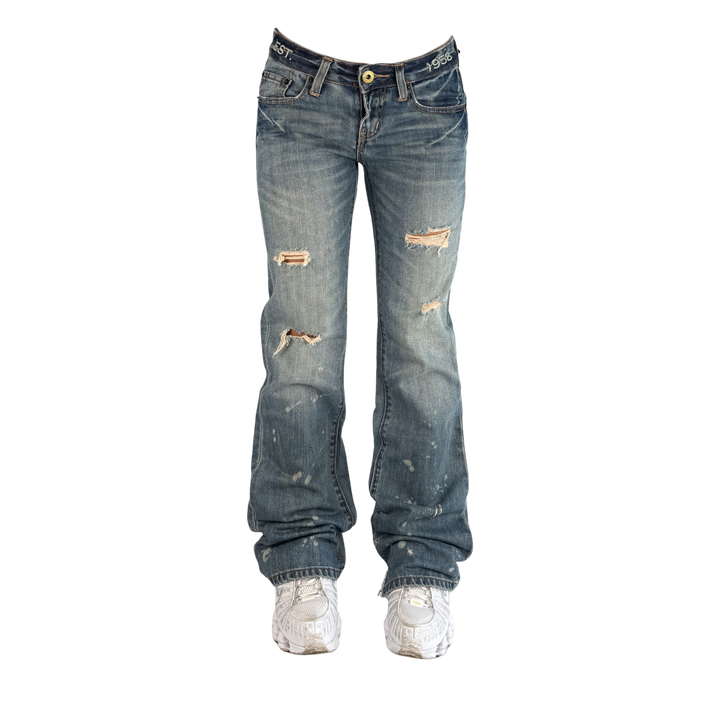 Cristian Audiger Vintage Jeans Flared Fit Größe S/M