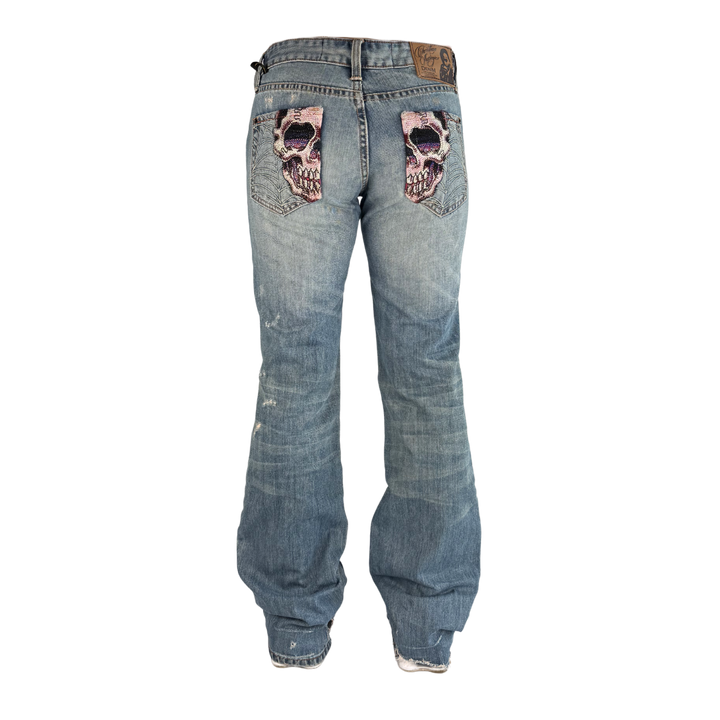 Cristian Audiger Vintage Jeans Flared Fit Größe S/M