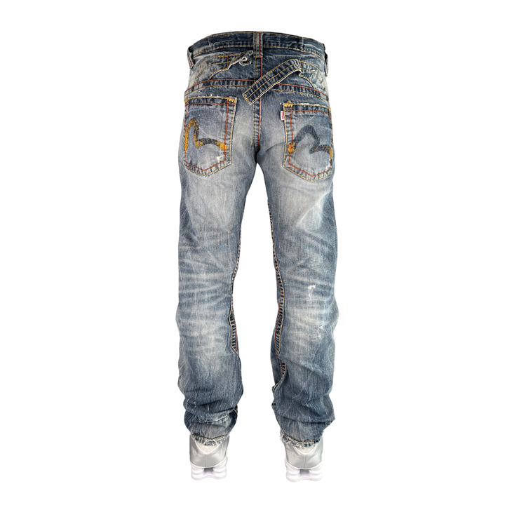 Evisu Vintage Jeans Slim Fit Größe M/L