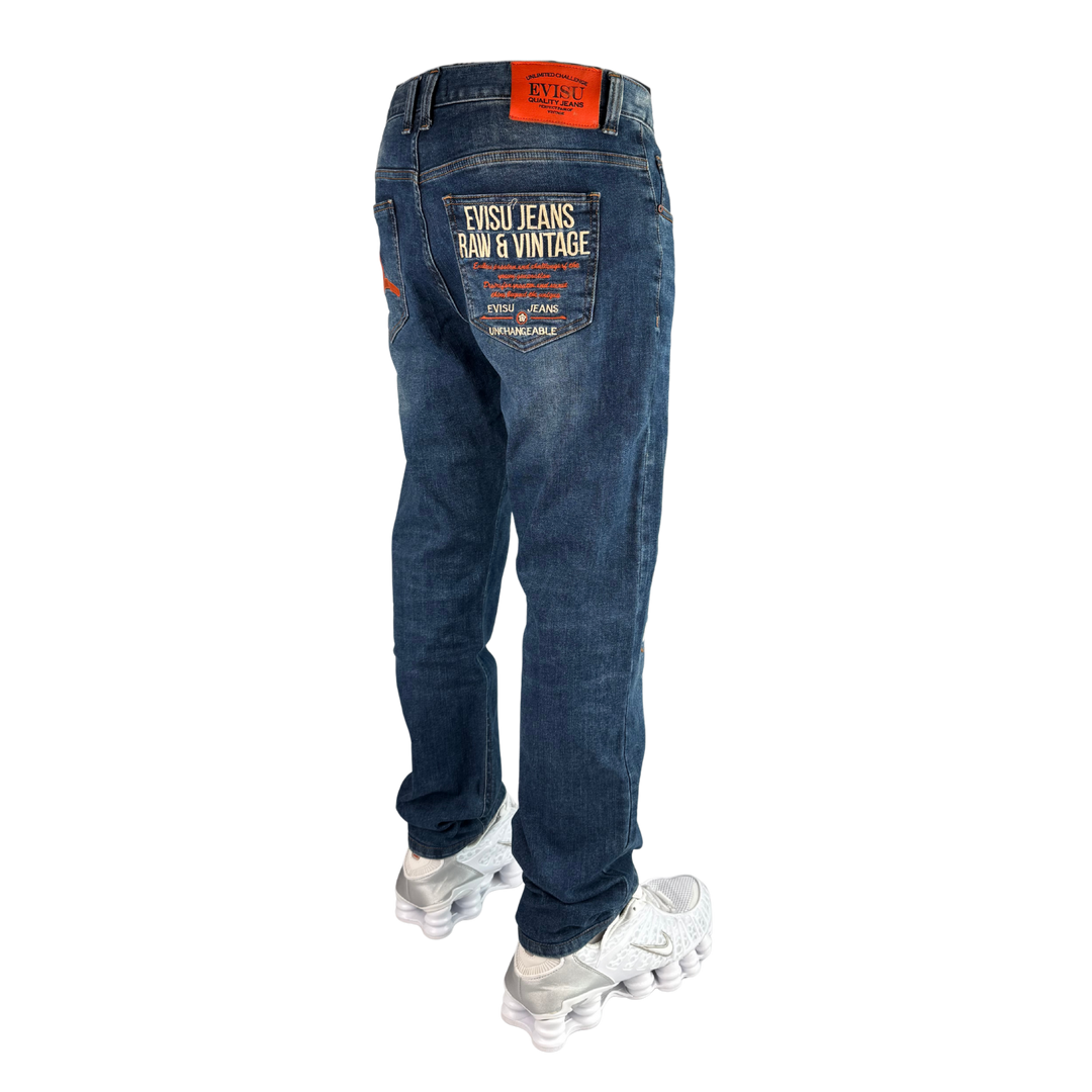 Evisu Vintage Jeans Slim Fit Größe M/L