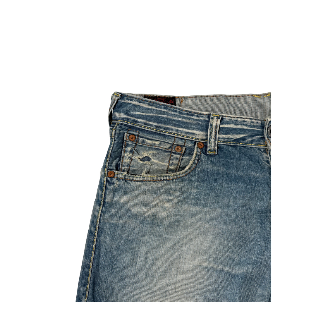 Evisu Vintage Jeans Baggy Fit Größe M/L