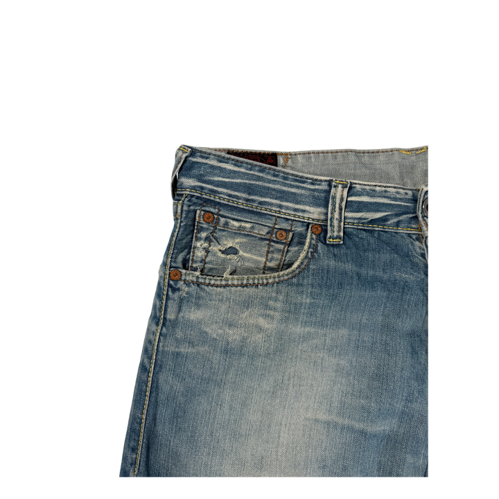 Evisu Vintage Jeans Baggy Fit Größe M/L