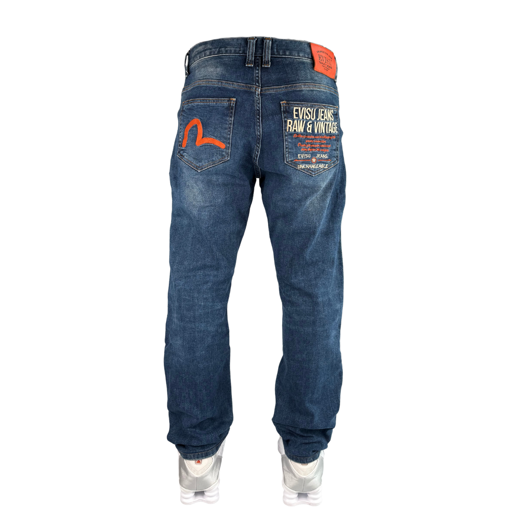 Evisu Vintage Jeans Slim Fit Größe M/L