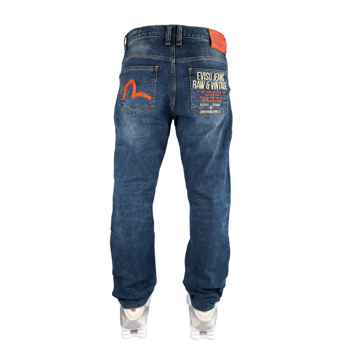 Evisu Vintage Jeans Slim Fit Größe M/L