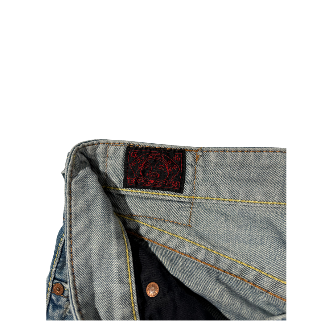 Evisu Vintage Jeans Baggy Fit Größe M/L