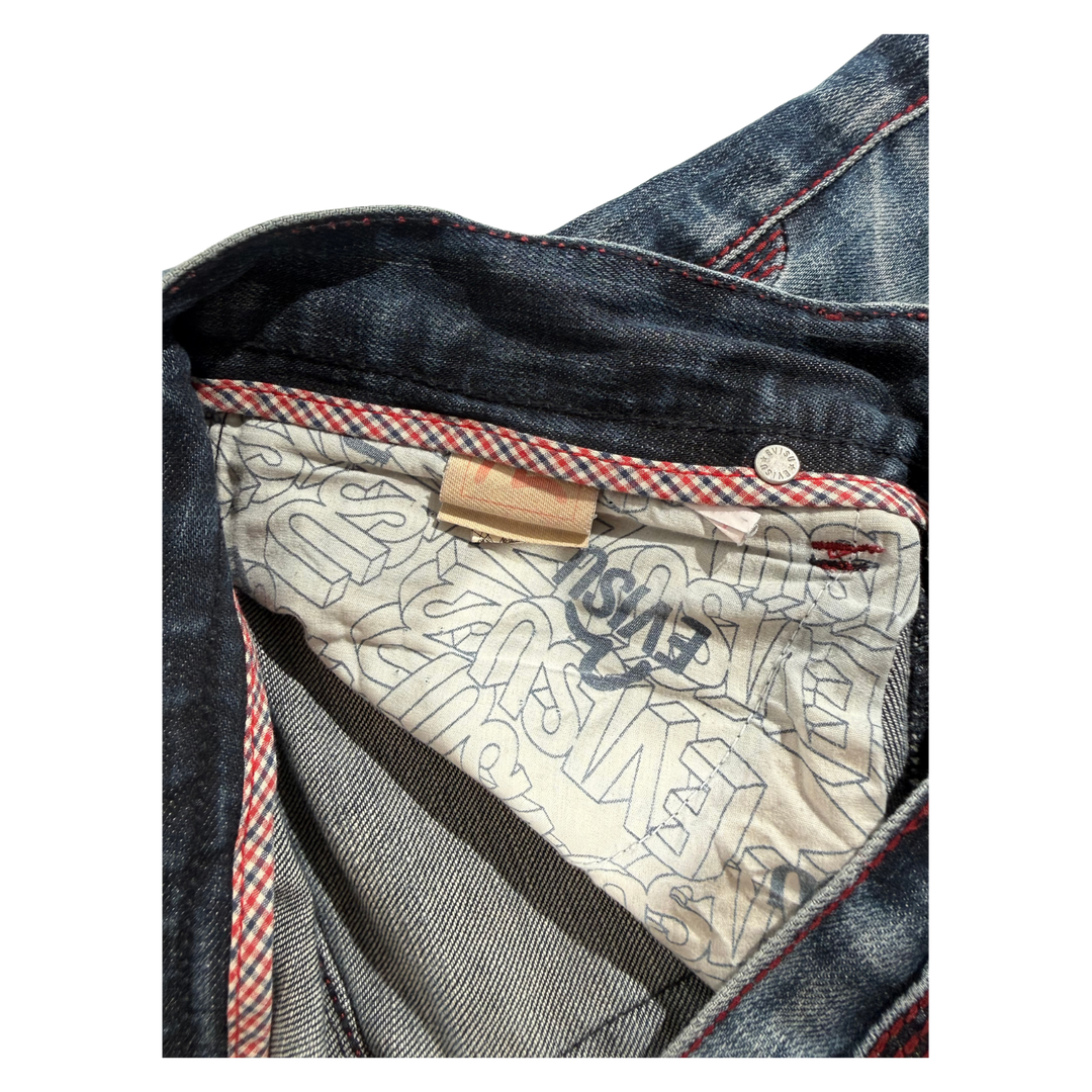 Evisu Vintage Jeans Flared Fit Größe M/L