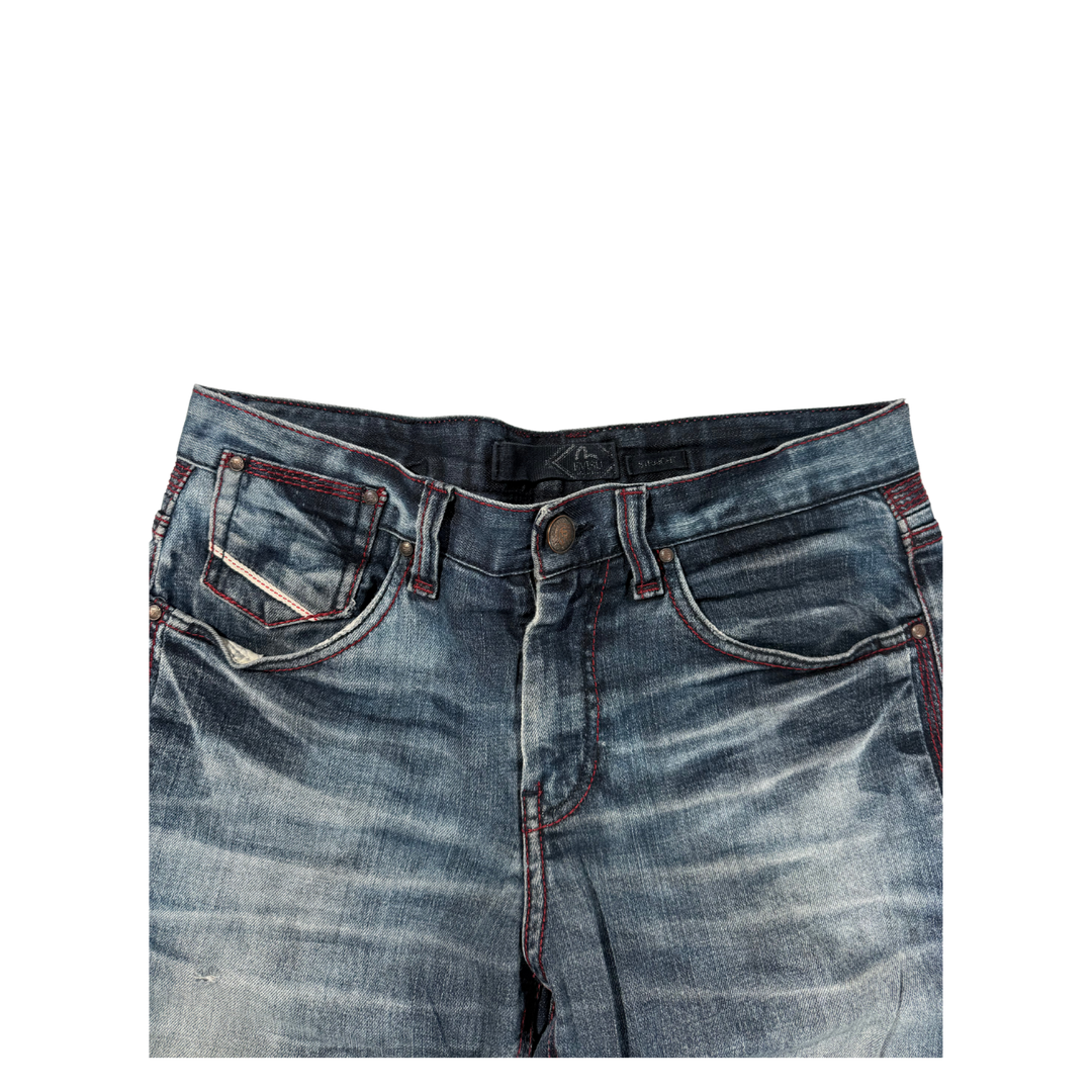 Evisu Vintage Jeans Flared Fit Größe M/L