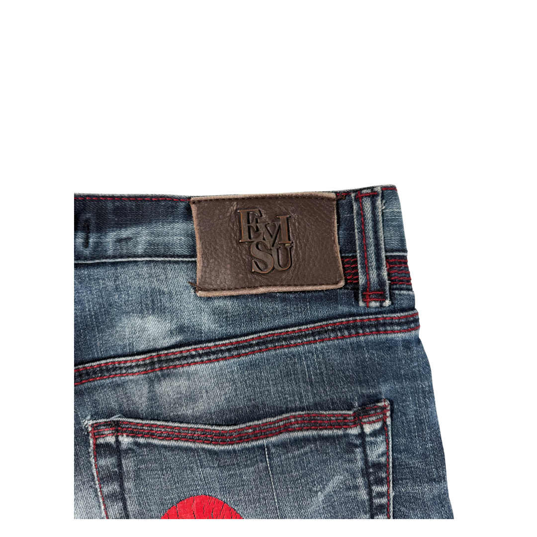 Evisu Vintage Jeans Flared Fit Größe M/L
