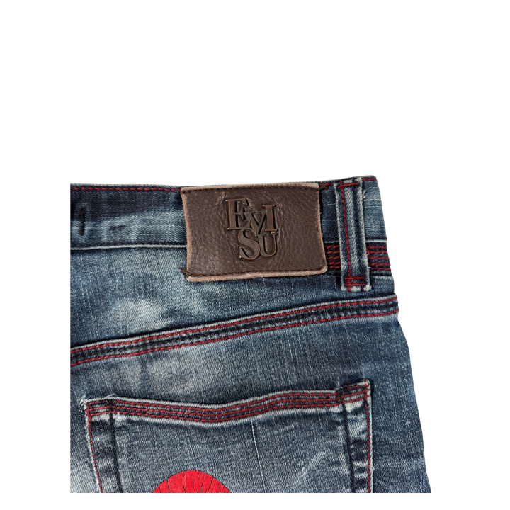 Evisu Vintage Jeans Flared Fit Größe M/L