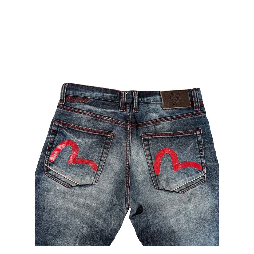 Evisu Vintage Jeans Flared Fit Größe M/L