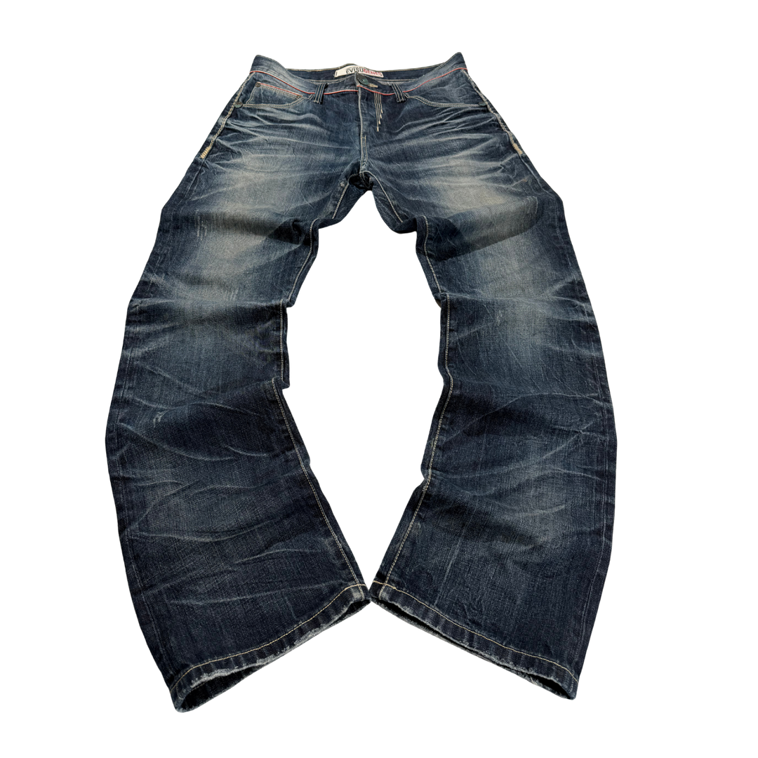 Evisu Vintage Jeans Flared Fit Größe M/L