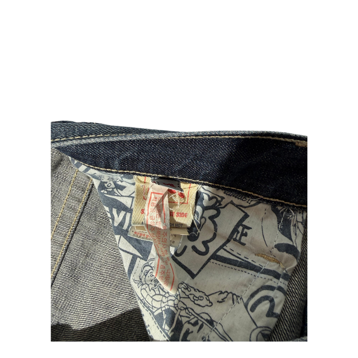 Evisu Vintage Jeans Flared Fit Größe M/L