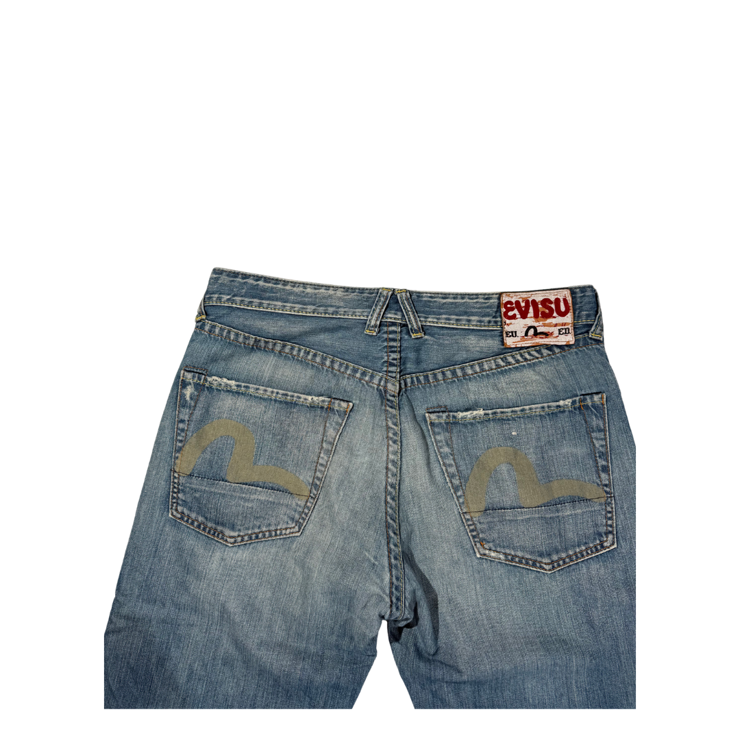 Evisu Vintage Jeans Baggy Fit Größe M/L