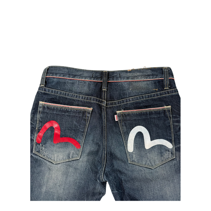 Evisu Vintage Jeans Flared Fit Größe M/L