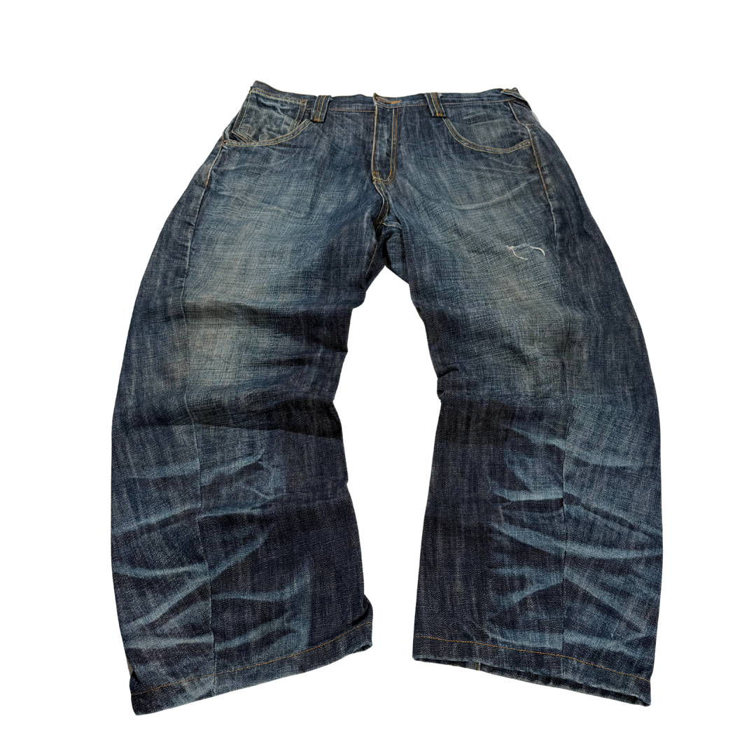 Evisu Vintage Jeans Baggy Fit Größe M/L