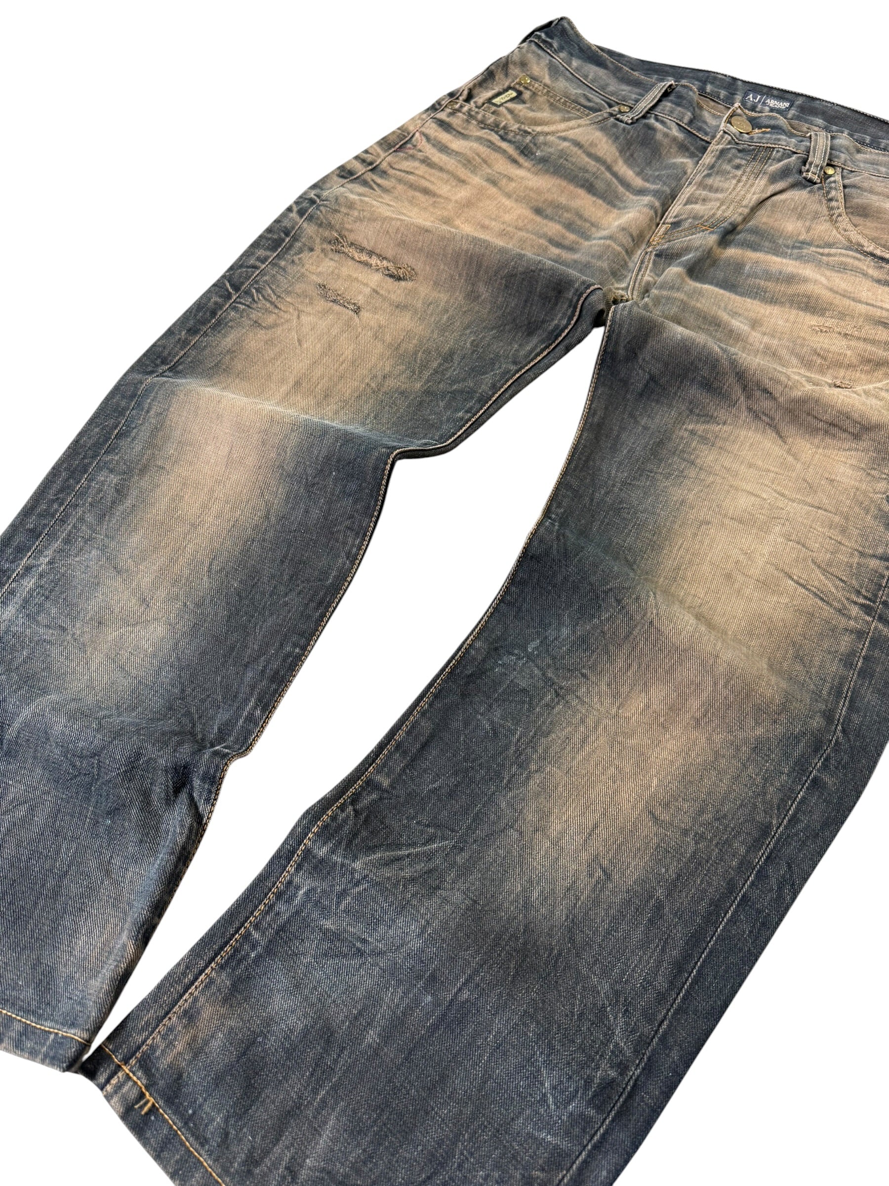 Armani Super Washed Straight Jeans W34/L28