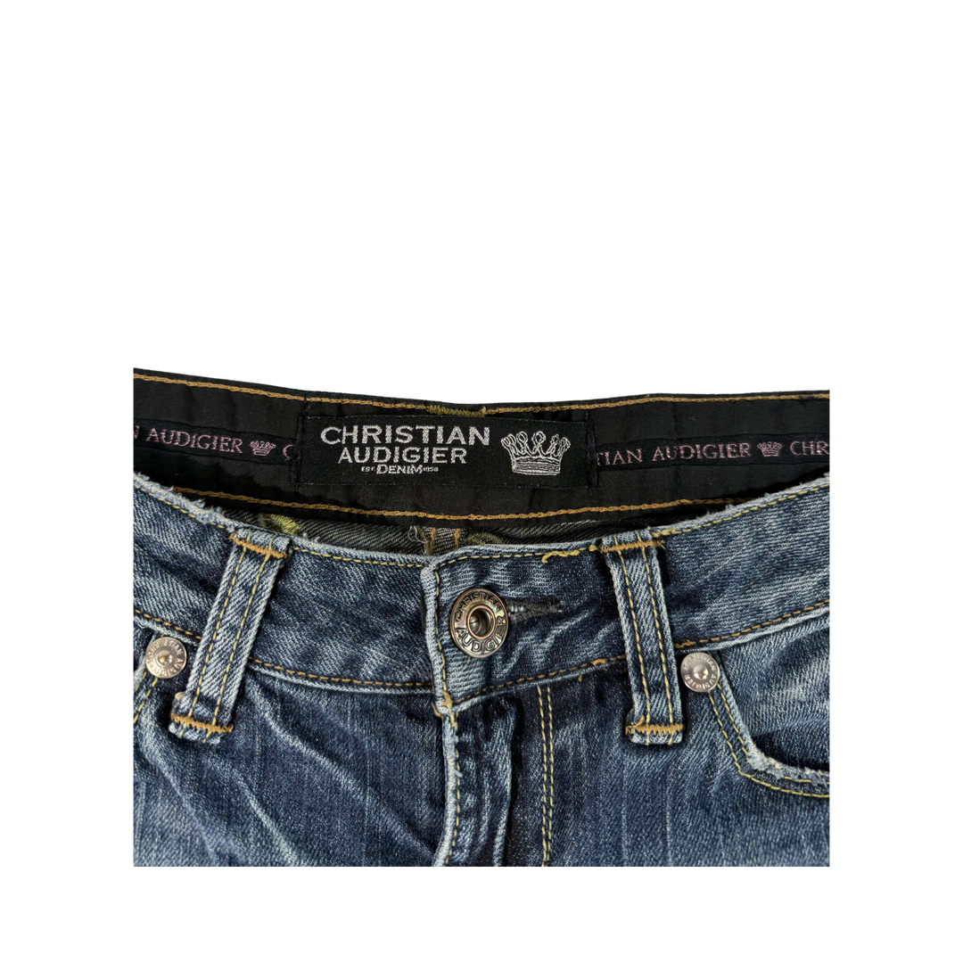 Christian Audiger Vintage Jeans Flared Fit Größe S/M