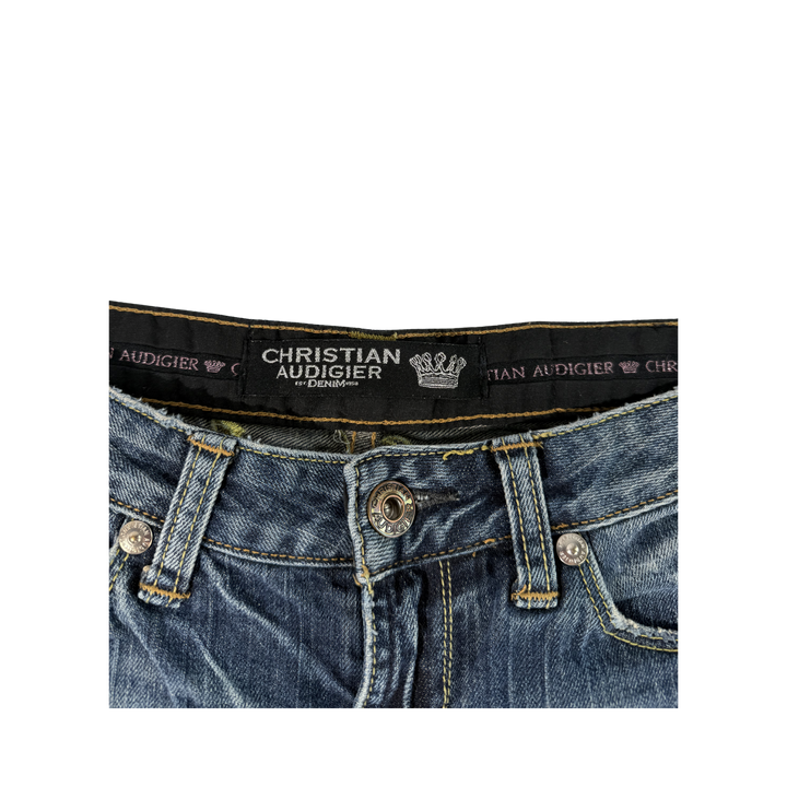 Christian Audiger Vintage Jeans Flared Fit Größe S/M