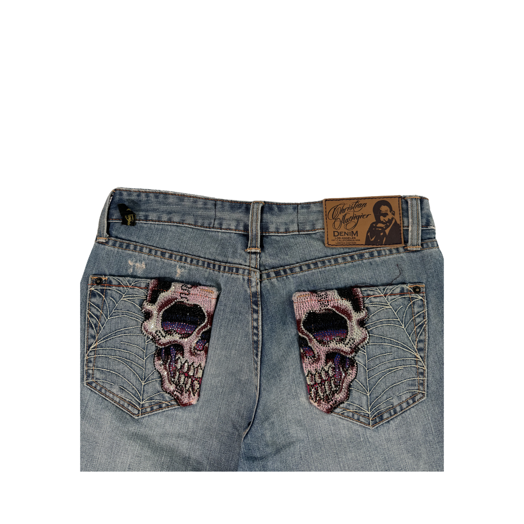 Cristian Audiger Vintage Jeans Flared Fit Größe S/M