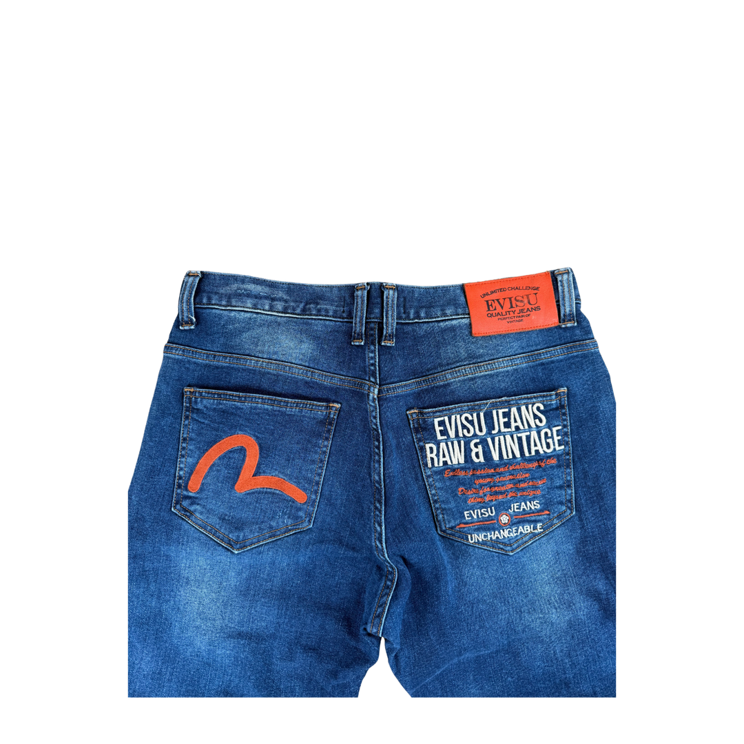 Evisu Vintage Jeans Slim Fit Größe M/L