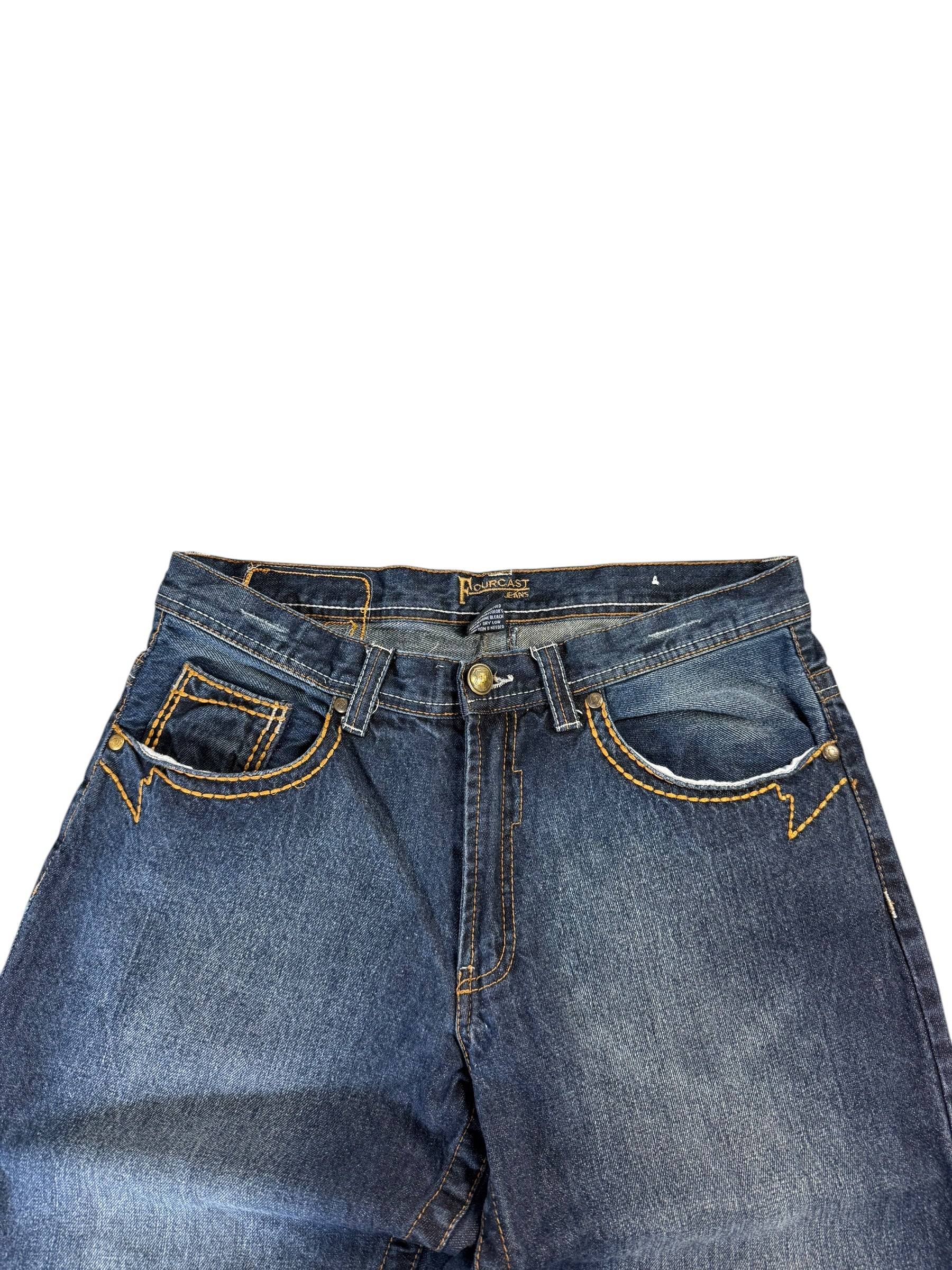 FCT Japanese Printed Bootcut Jeans W33/L32