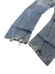 Armani ripped Bootcut jeans W33/L32