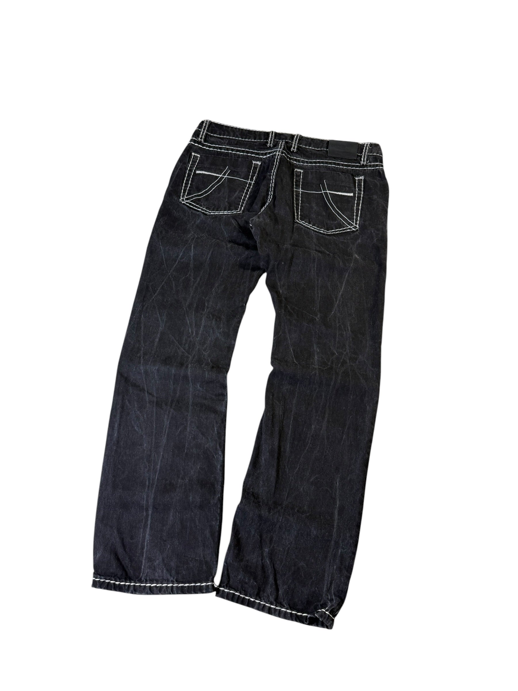 Vintage Straight Stacked Jeans W38/L32