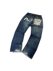 Evisu Big Printed Bootcut Jeans W29/L32