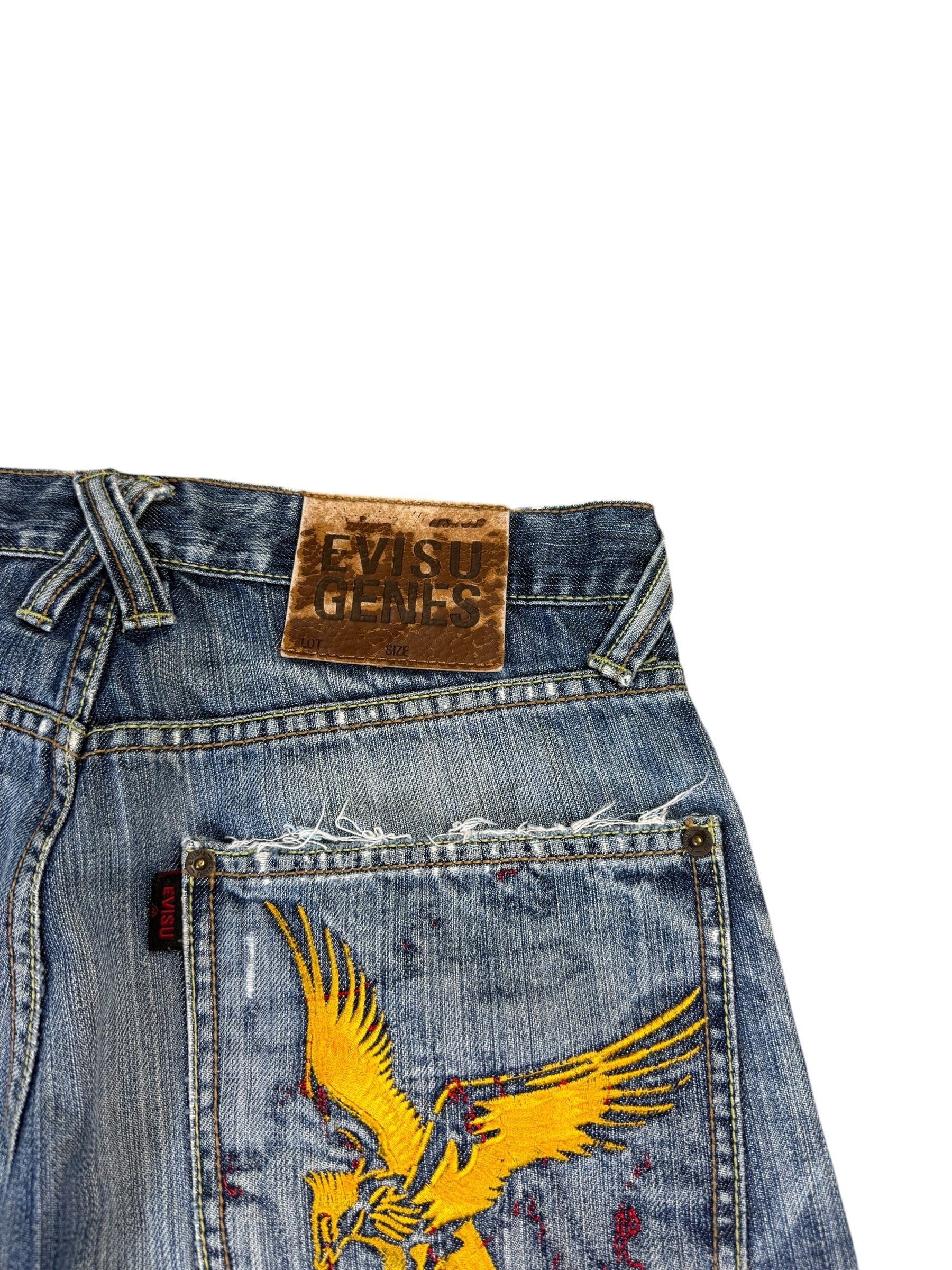 Evisu Big Printed Bootcut Jeans W28/L34
