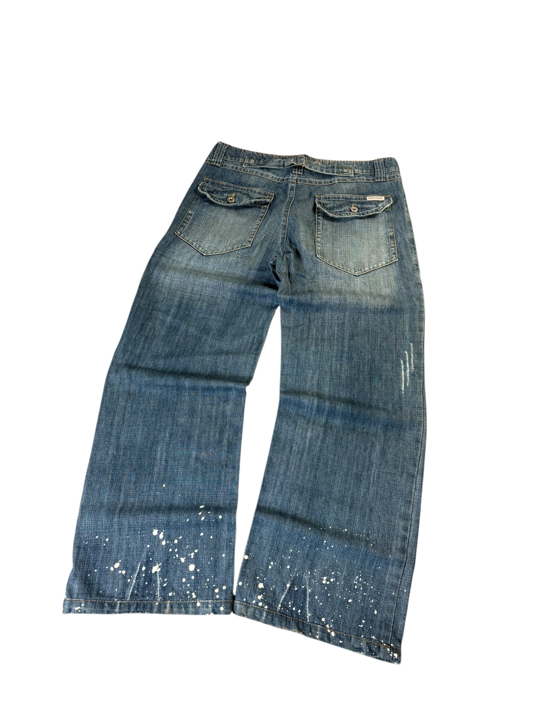 Washed Baggy Jeans W34/L30