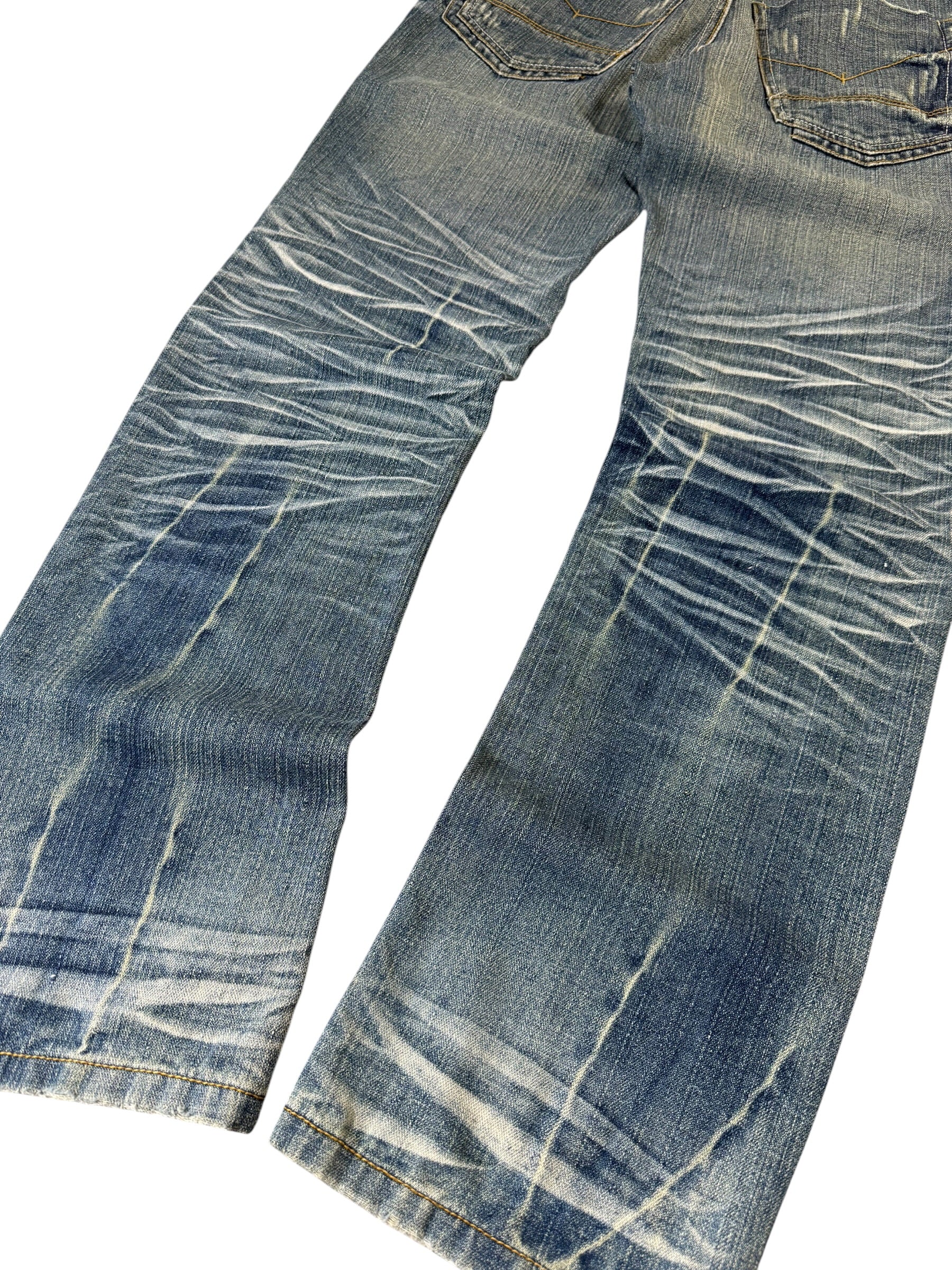 Washed Straight Jeans W28/L32